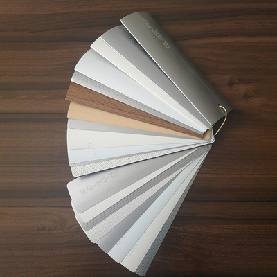 Decoração moderna rolos de alumínio persianas com estrutura horizontal elegante e à prova de vento
