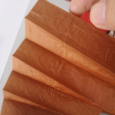 Tecido de persianas plissadas para escritórios personalizados Manual de abertura e personalização