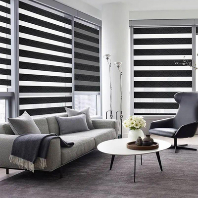 Kind Zebra Blinds personalizados para banheiros luxuosos e funcionais ou sala de estar