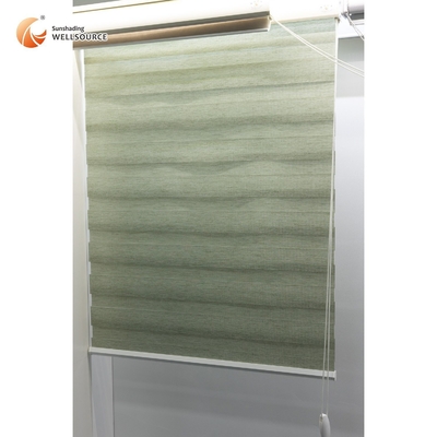 Cortinas de janela de dupla camada de escurecimento completo Cortina de janela Zebra para estilo de design contemporâneo