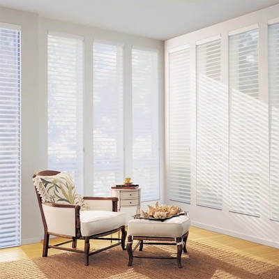 Dimensão personalizada Estrutura horizontal Janela Shangrila Blind com serviço pós-venda 24 horas