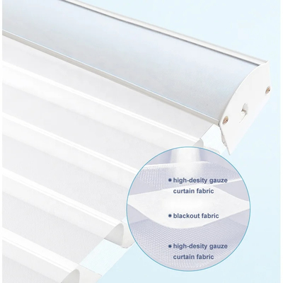 Banheiro personalizado Anti-UV e Isolamento térmico Motorizado Elétrico Shangrila persianas