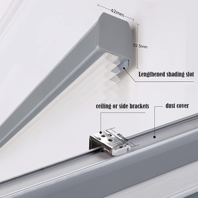 WELLSOURCE Manual Sem fio Dia e Noite Tintas Celulares Não-escurecimento Filtragem de Luz Tecido de Fava de Mel para Casa, Escritório,
