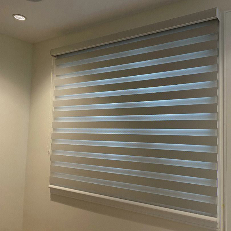 Estrutura horizontal Cegueira de rolos de poliéster personalizada e durável para interiores / exteriores