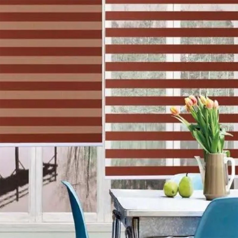 Kind Zebra Blinds personalizados para banheiros luxuosos e funcionais ou sala de estar