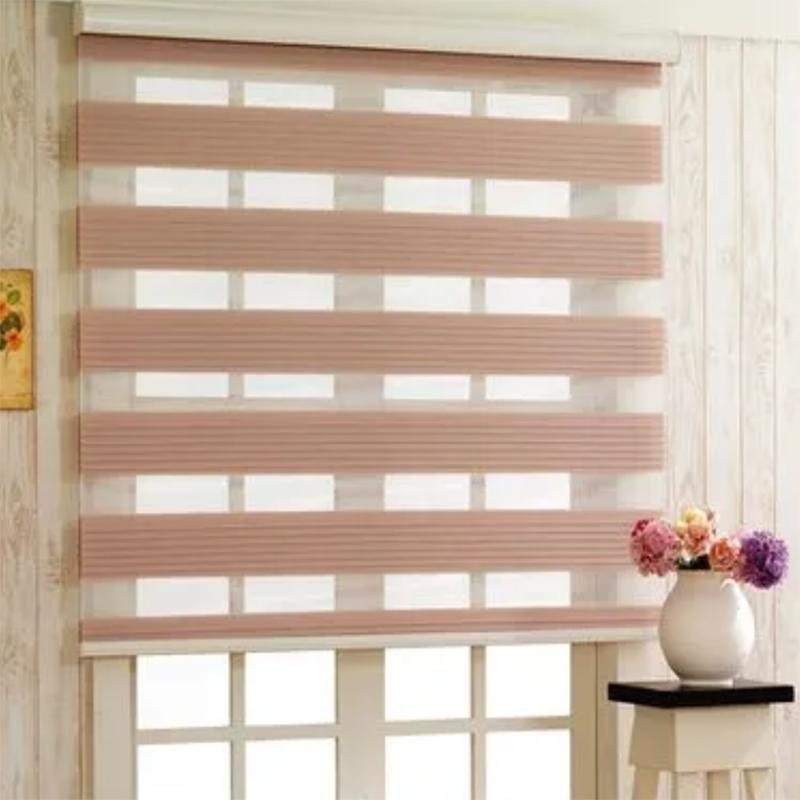 Personalizado Sim Zebra Moderna Blinds para Roller Shade Dia e Noite Blinds de Poliéster
