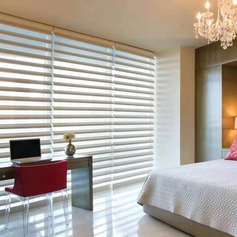 Dimensão personalizada Estrutura horizontal Janela Shangrila Blind com serviço pós-venda 24 horas